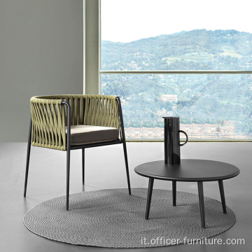 Combinazione da tavolo e sedia per il tempo libero e sedia da giardino